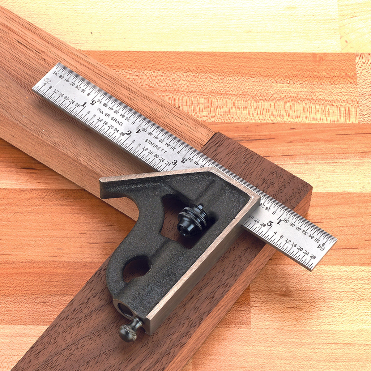 Combination Square with Square Head