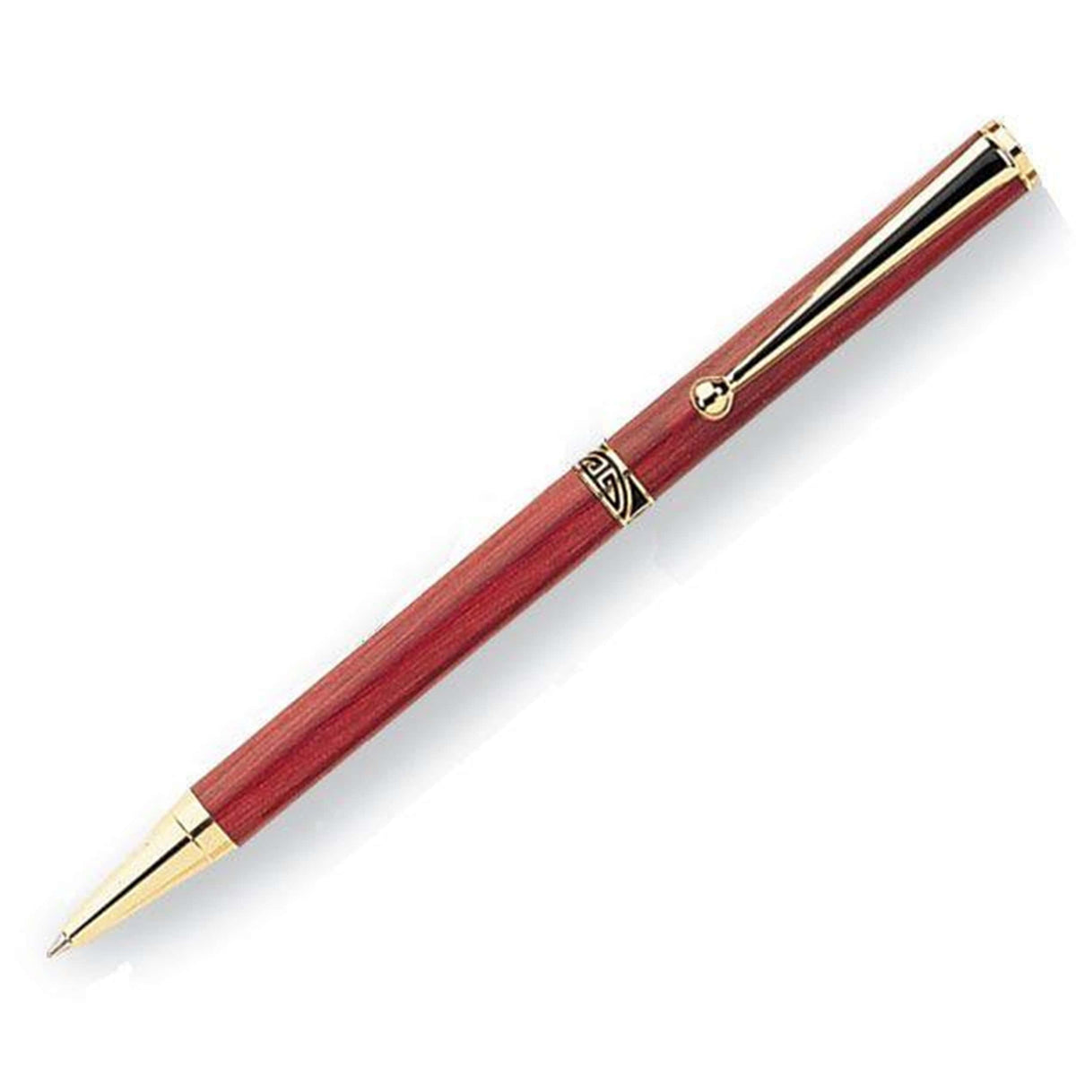 7 mm Slim Style Black Strip Clip Ballpoint Pen Kit