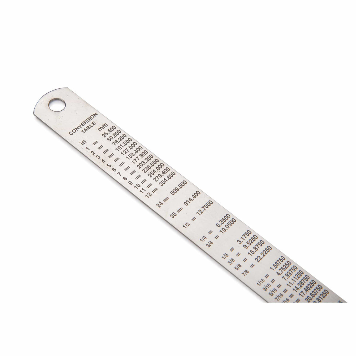 Stainless Steel Cabinetmaker's Rule