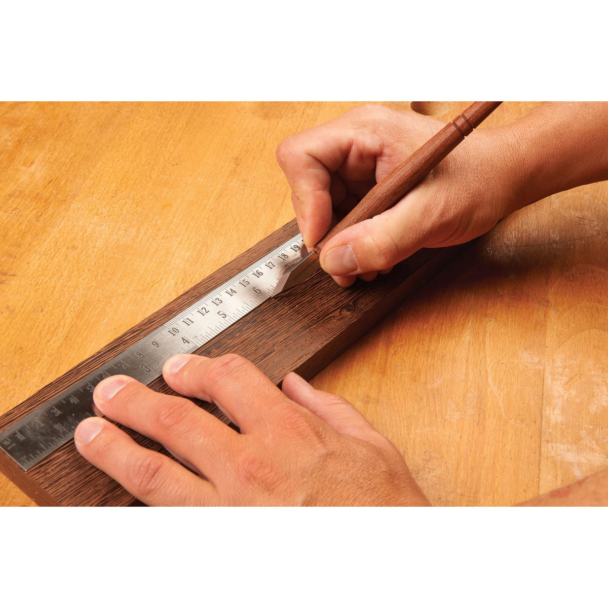 Stainless Steel Cabinetmaker's Rule