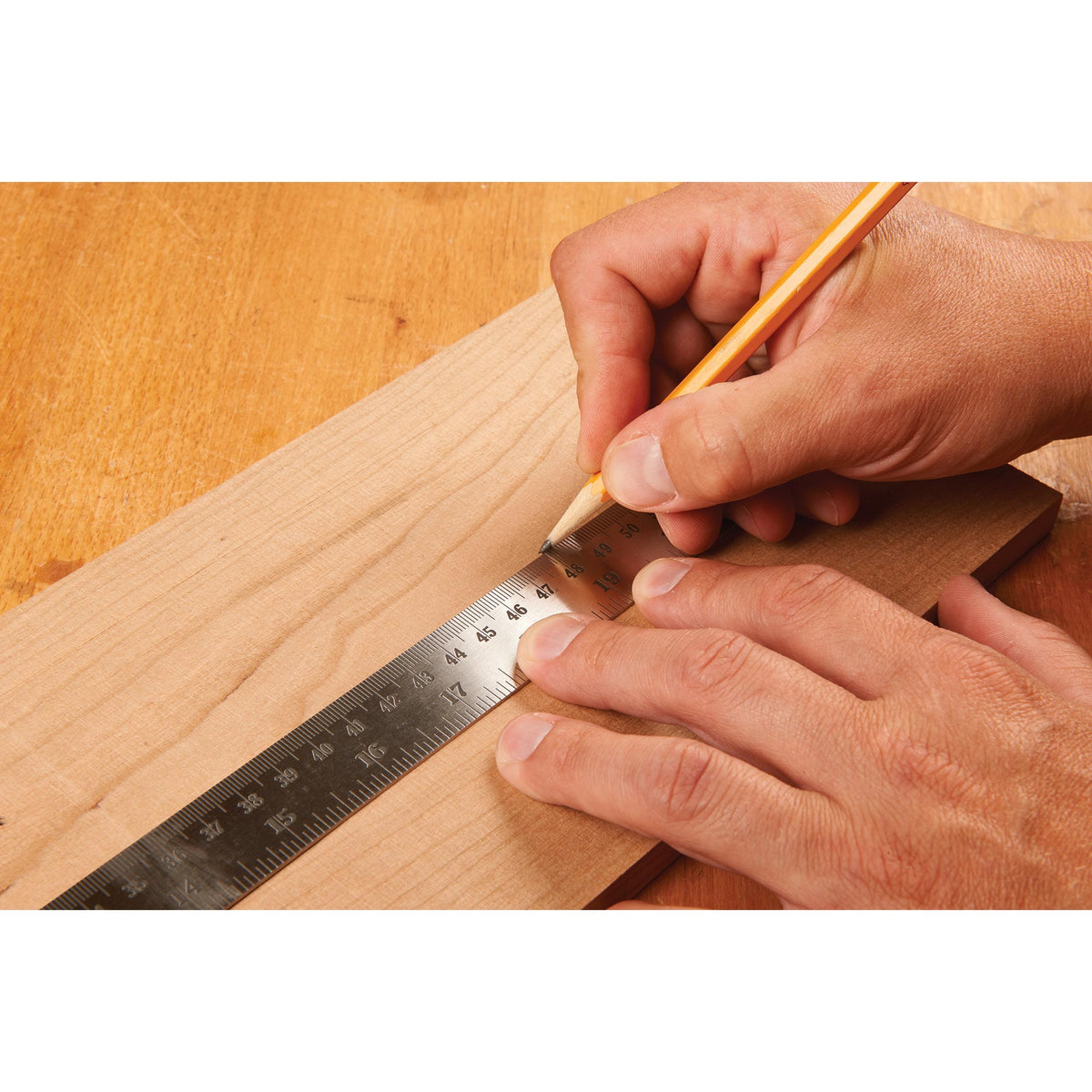 Stainless Steel Cabinetmaker's Rule