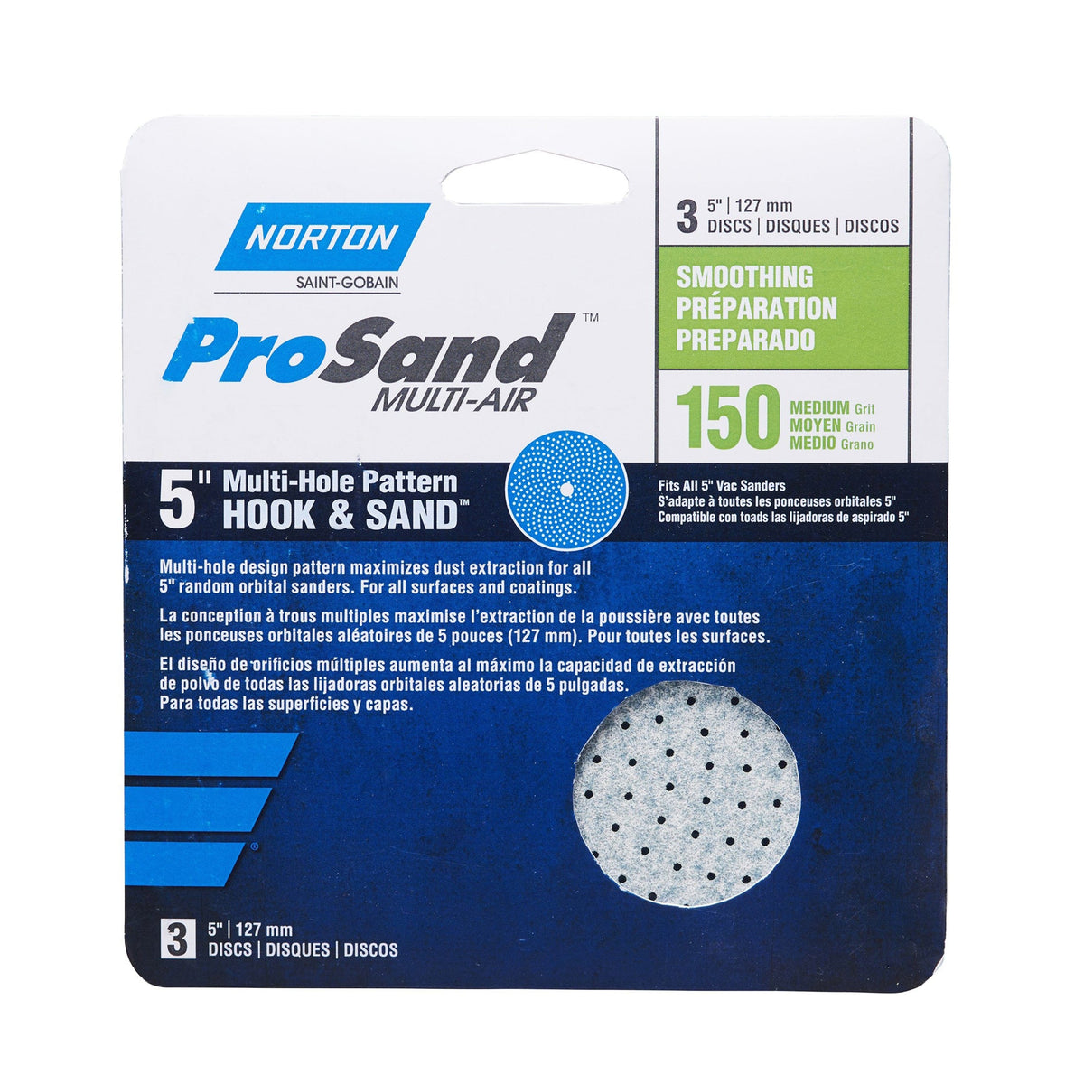 ProSand Multi Air Hook and Loop Sanding Disc