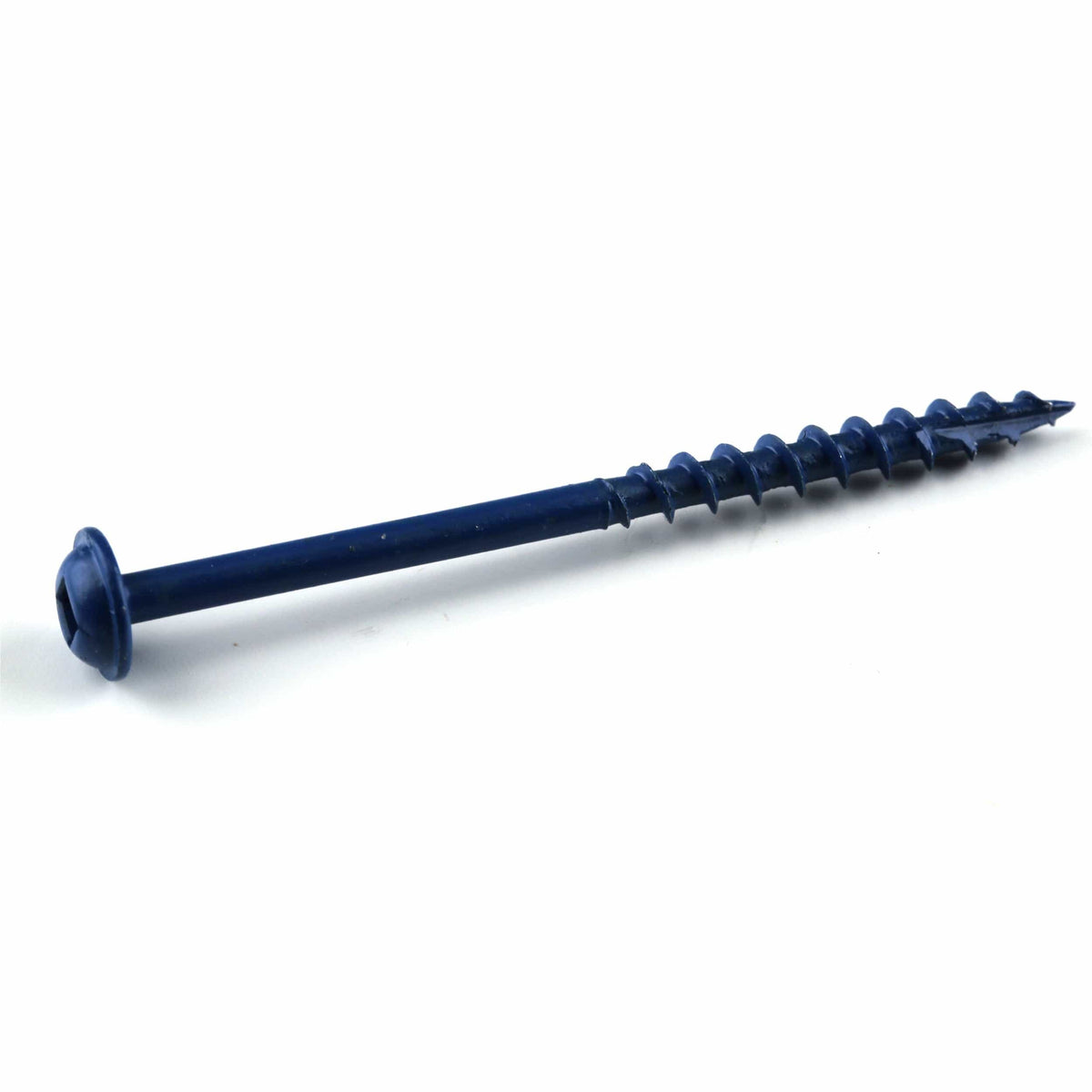 Pocket Hole Screw - #8 Coarse - Square Drive - Washer Head - Blue-Kote