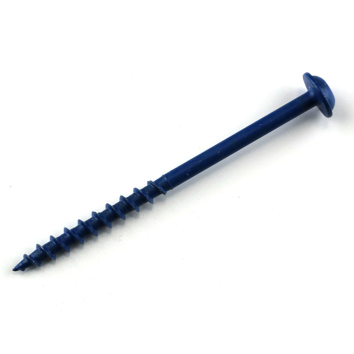 Pocket Hole Screw - #8 Coarse - Square Drive - Washer Head - Blue-Kote
