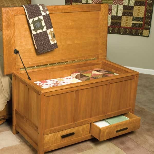 Arts & Crafts Blanket Chest - Downloadable Plan