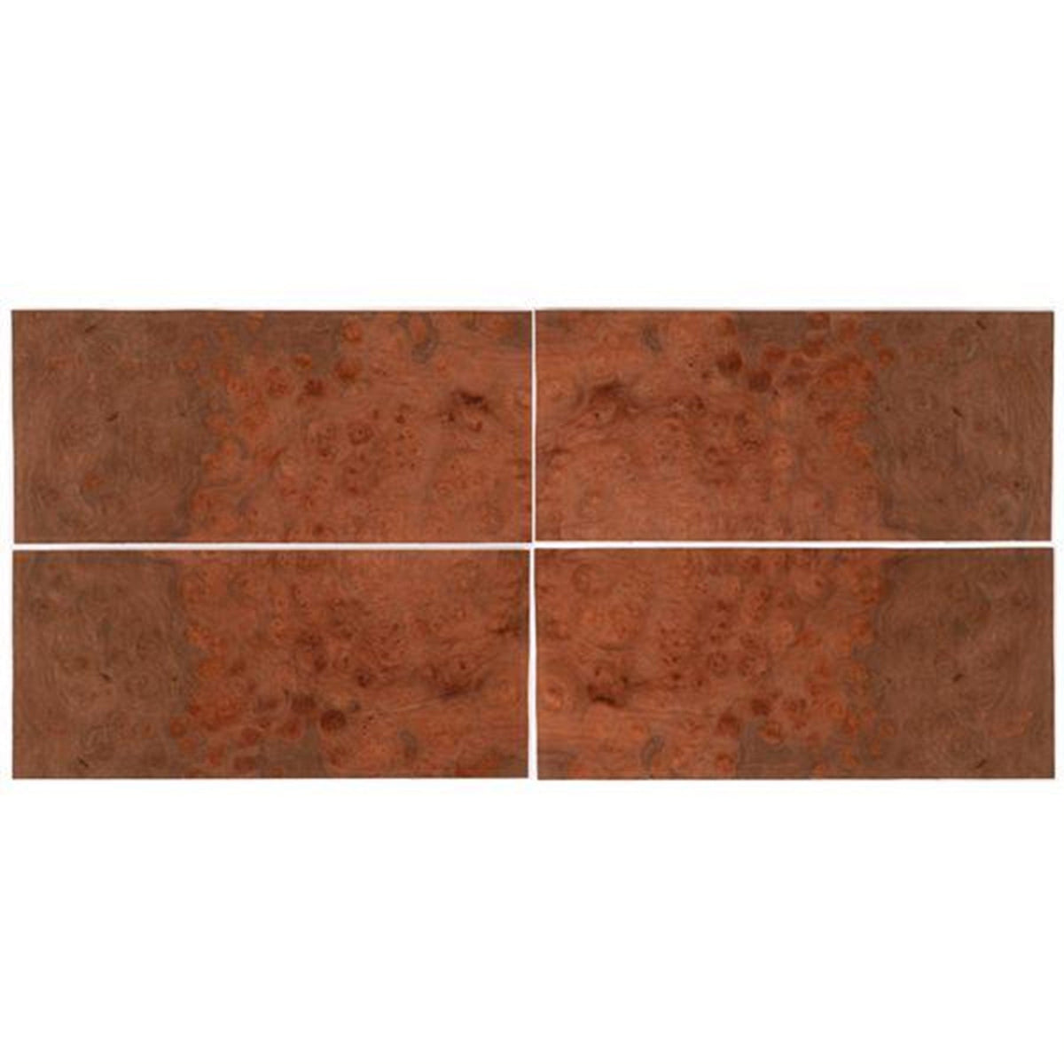 Wood Veneer Pack - Sequence Matched - 8" x 18" - 4 Piece