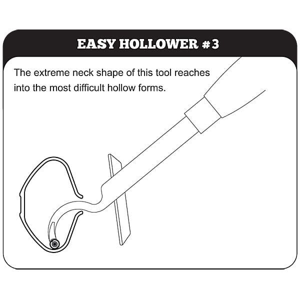 Mid-Size Carbide Hollowing Tool