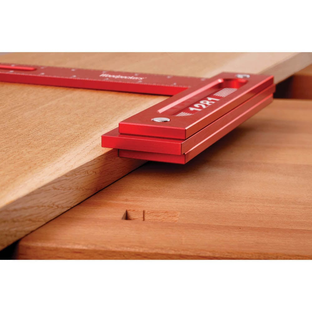 Precision Woodworking Square with Rack-It - 12" x 8"