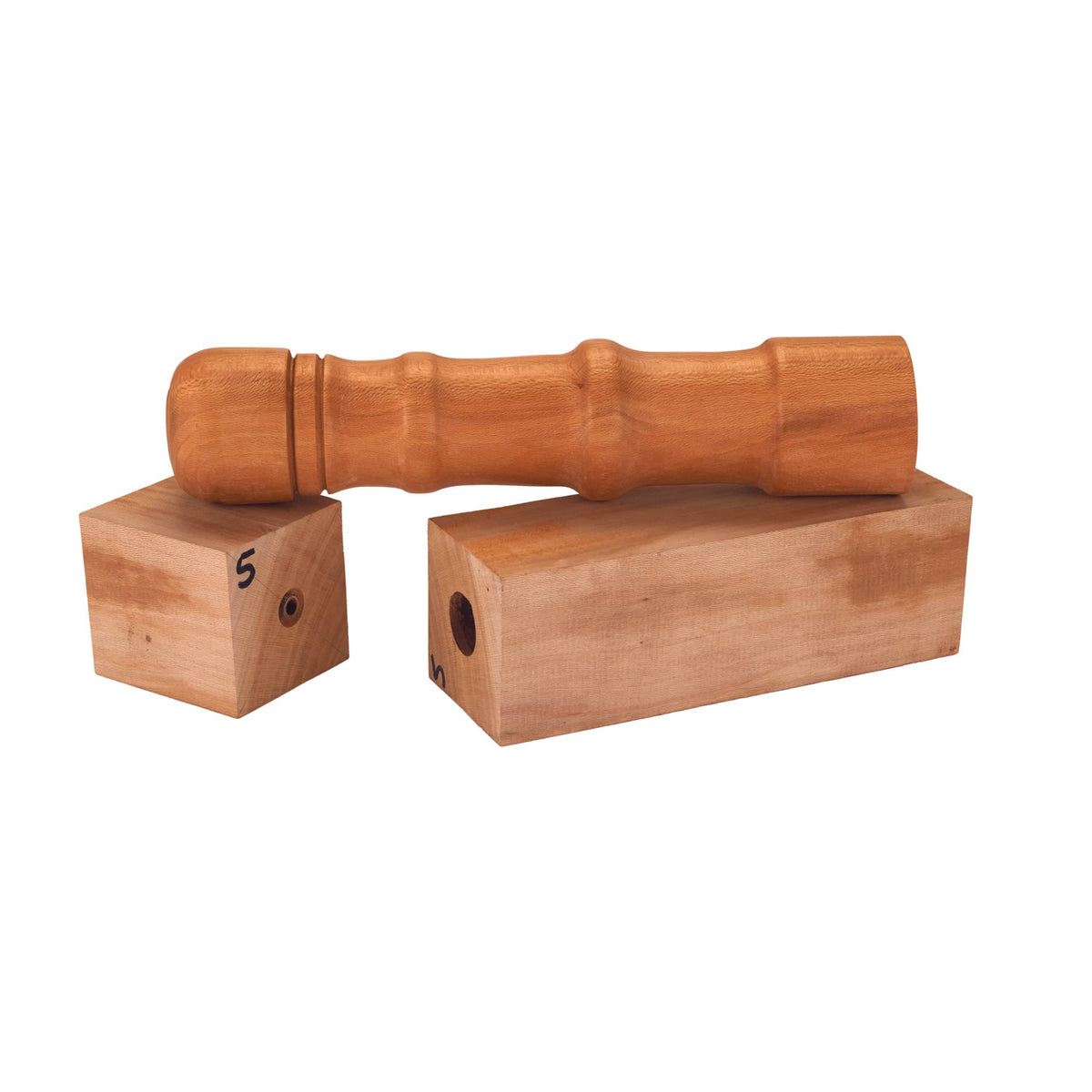 Pre-Drilled Peppermill Blank - 3" x 3"