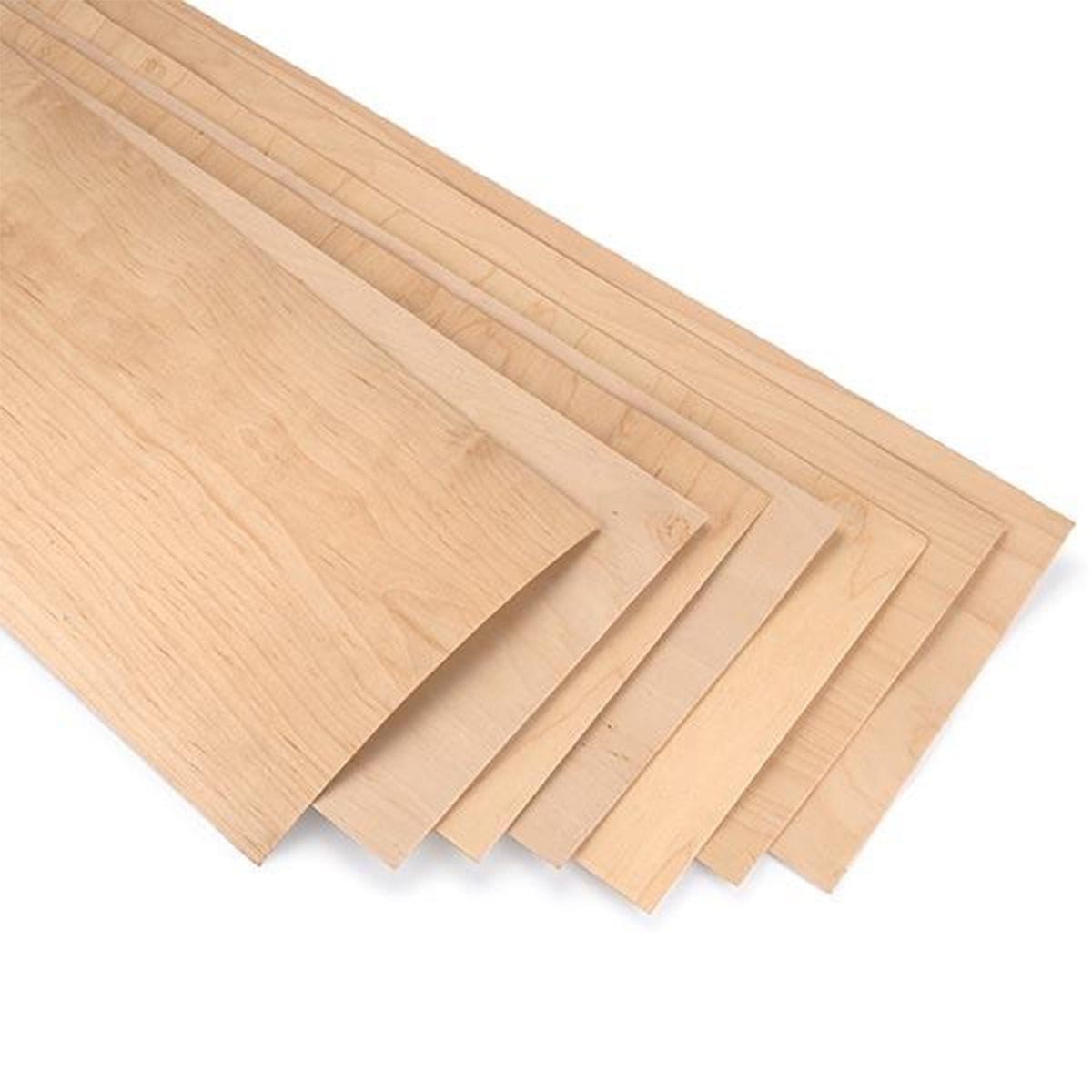 Rock Hard Maple - Skateboard Wood Veneer Pack - 7 Piece