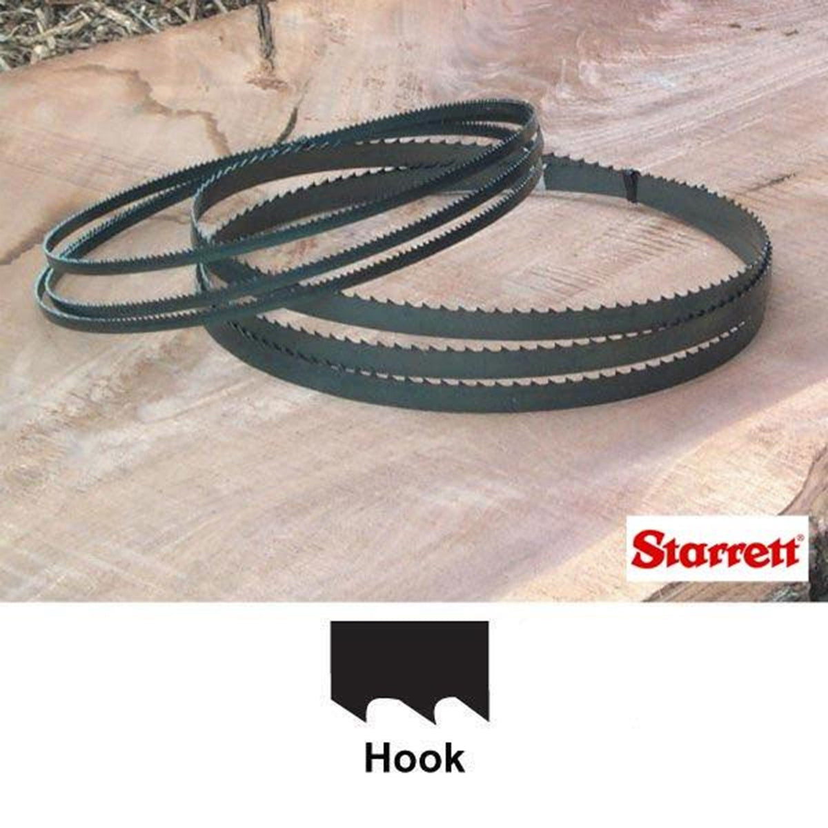 Duratec SFB Bandsaw Blade - 93-1/2" x 1/2" x .025" - 4 TPI - Hook