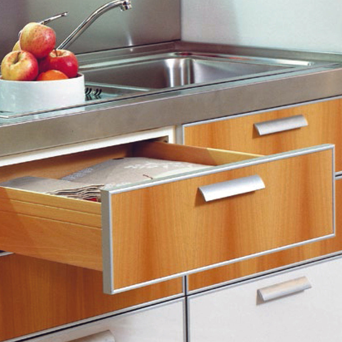 Soft-Close Futura Undermount Drawer Slide - Model A7555 - Pair