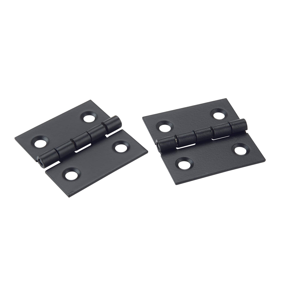 Miniature Hinge Open with Screws - Pair