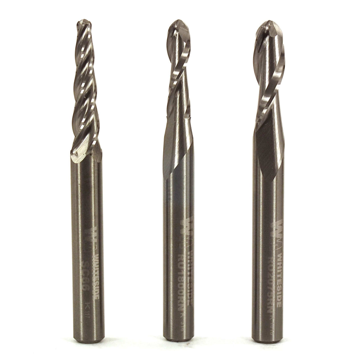 Ball Nose CNC Router Bits - 1/4" SH