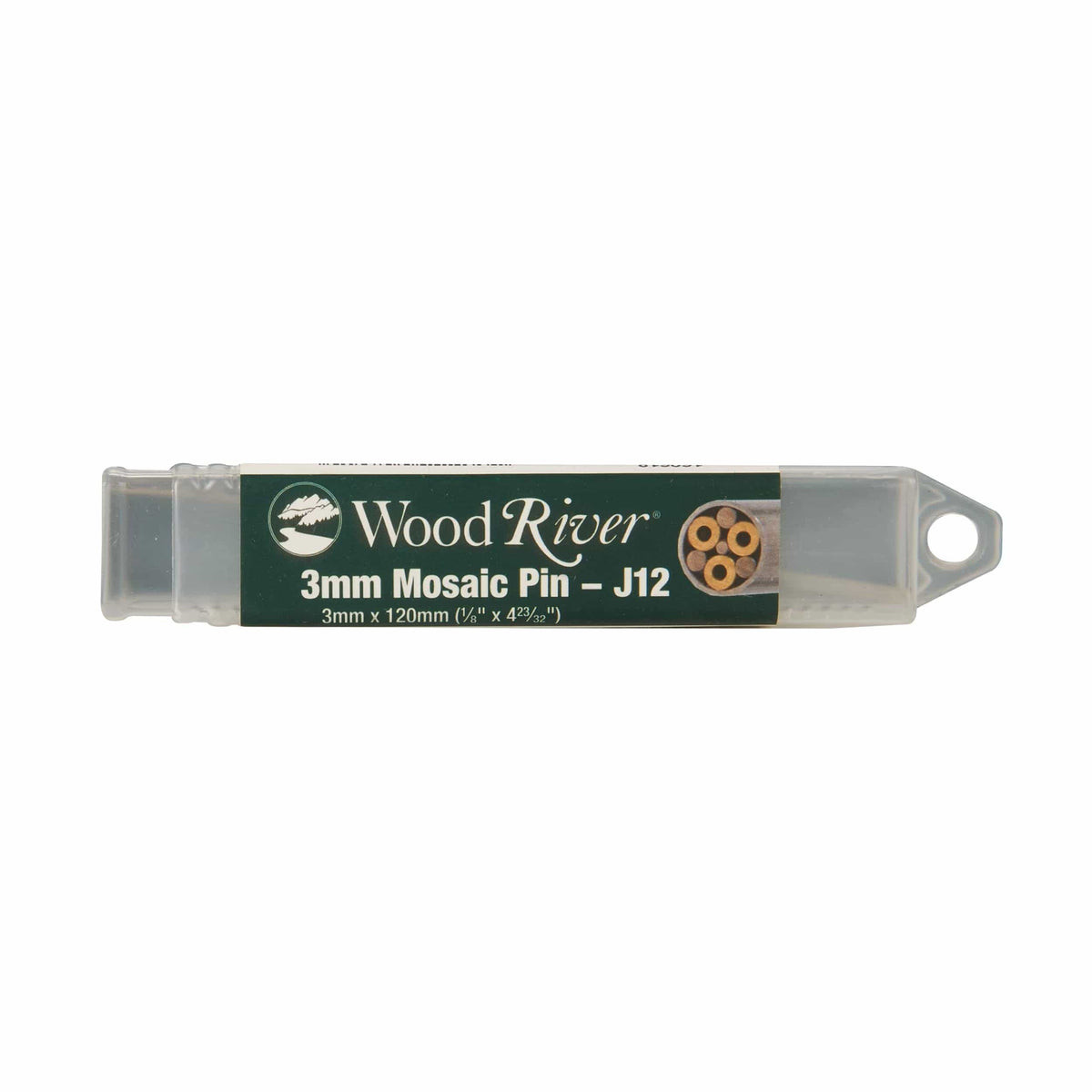 Mosaic Knife Pin Stock - 120 mm Length