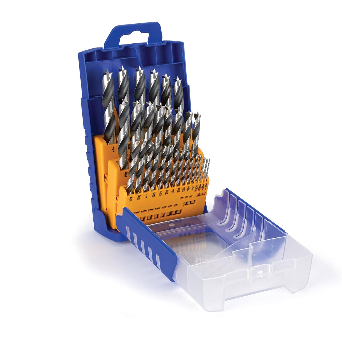 Chrome-Vanadium Steel Brad Point Drill Bit Set