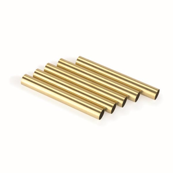 Replacement Brass Tubes for Law Enforcement Click Ballpoint Pen Kit - 5 Piece