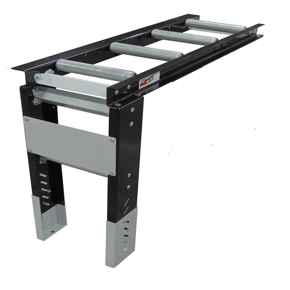 Roller Table Extension - 4' x 22" Kit - Plated Steel Rollers