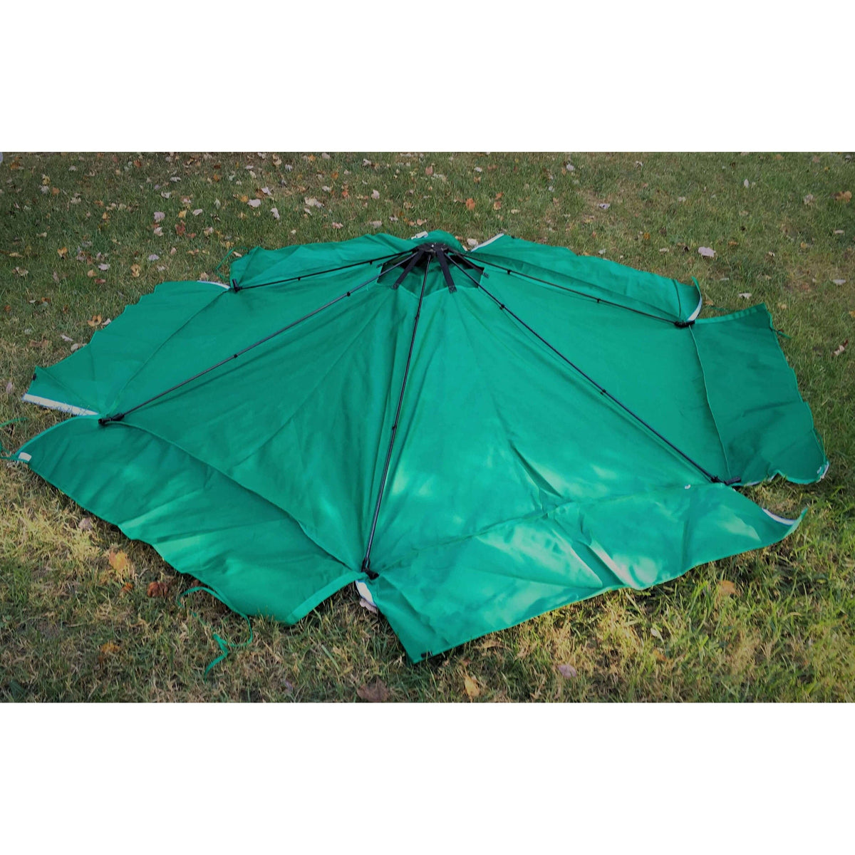 Classic Sienna 7' x 8' x 11" Composite Hexagon Sandbox Kit with Telescoping Canopy/Cover - 2" profile