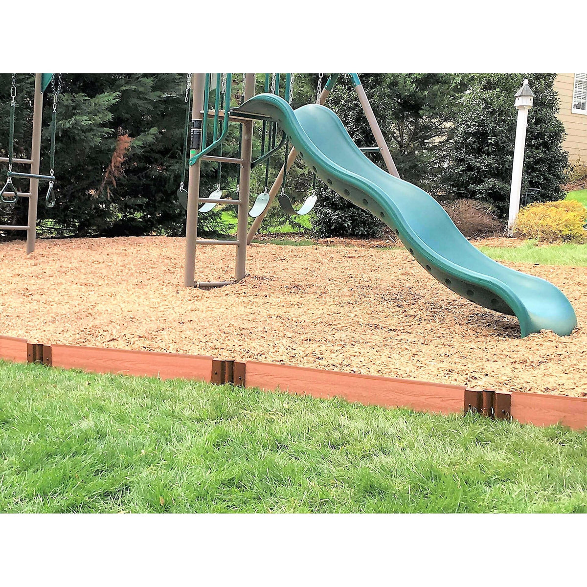 Classic Sienna Straight Playground Border 16’ – 1” profile