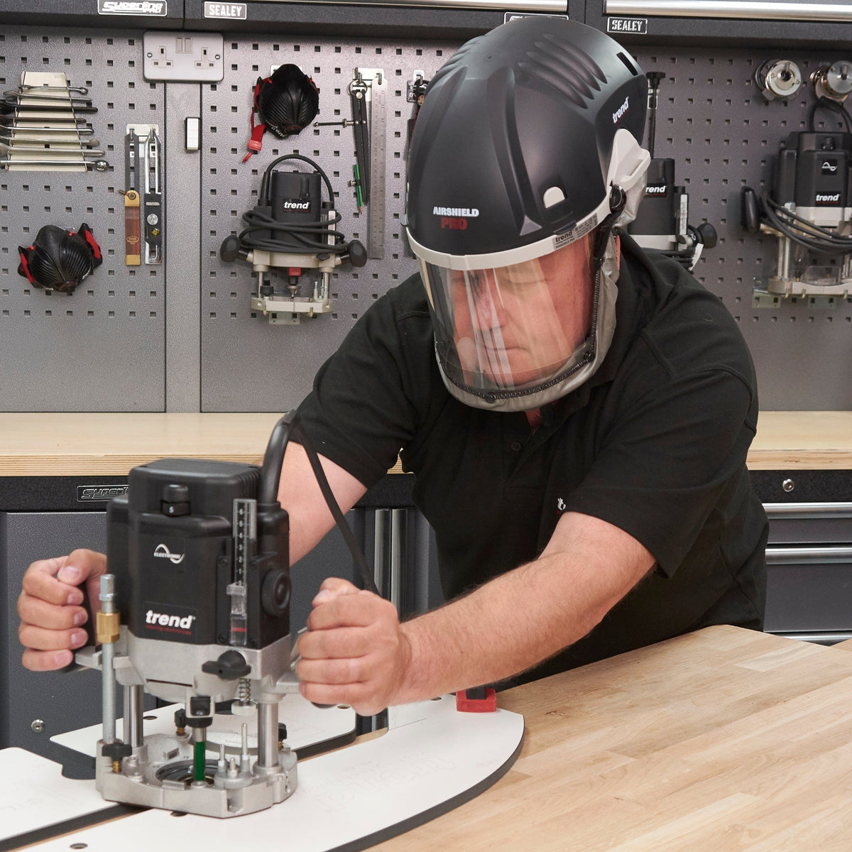 Air Circulating Face Shield