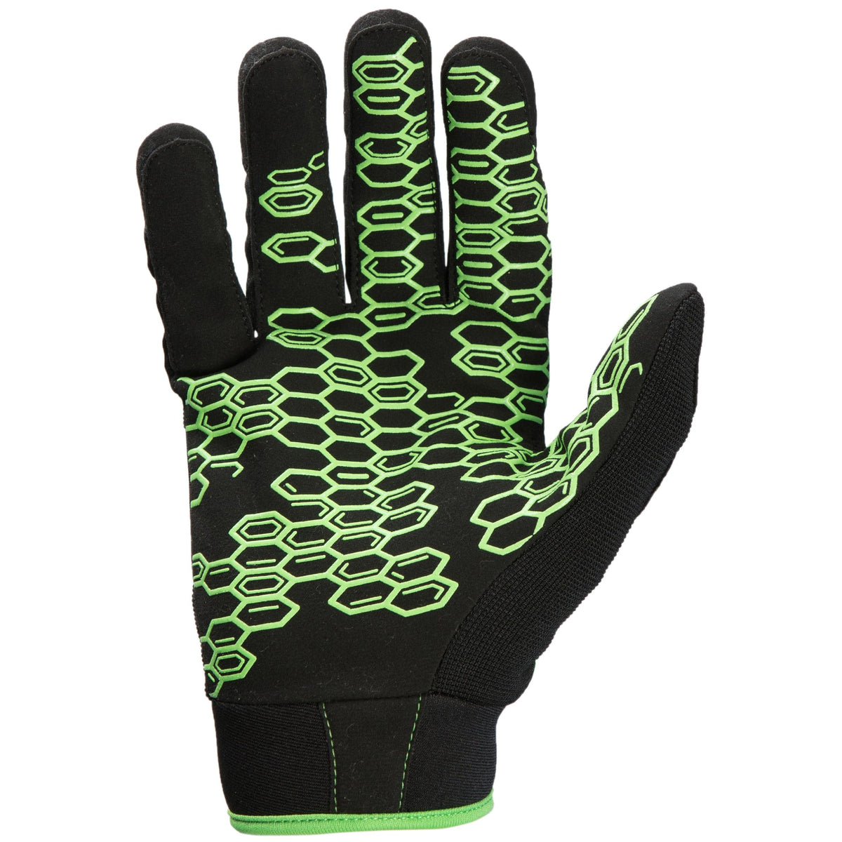 Grasper Gloves, Black/Green, Small