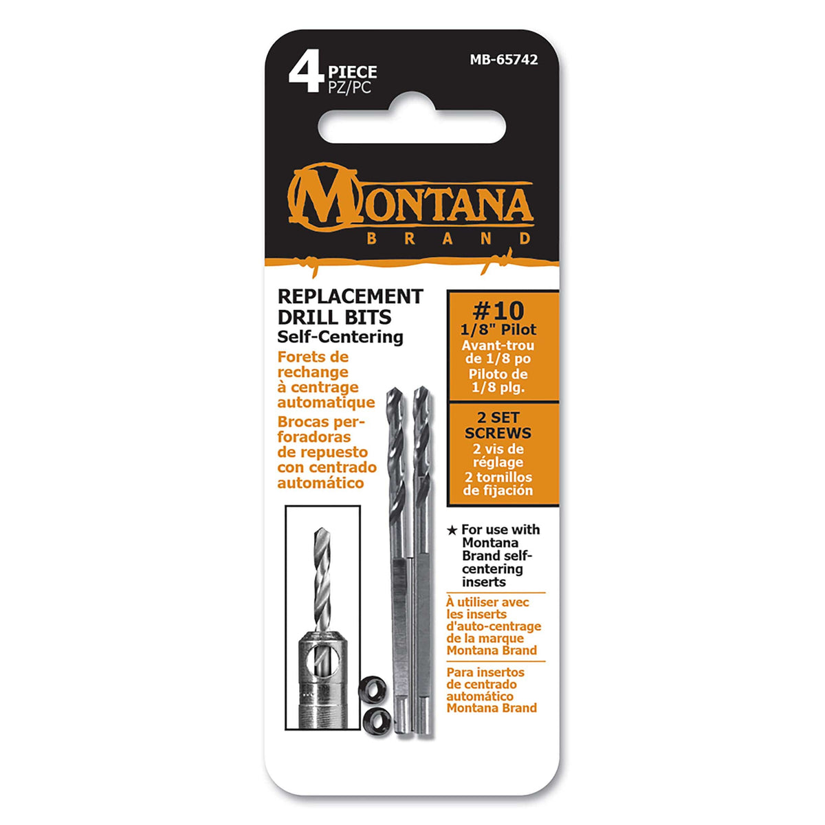 Replacement Self-Centering Pilot Drill Bits