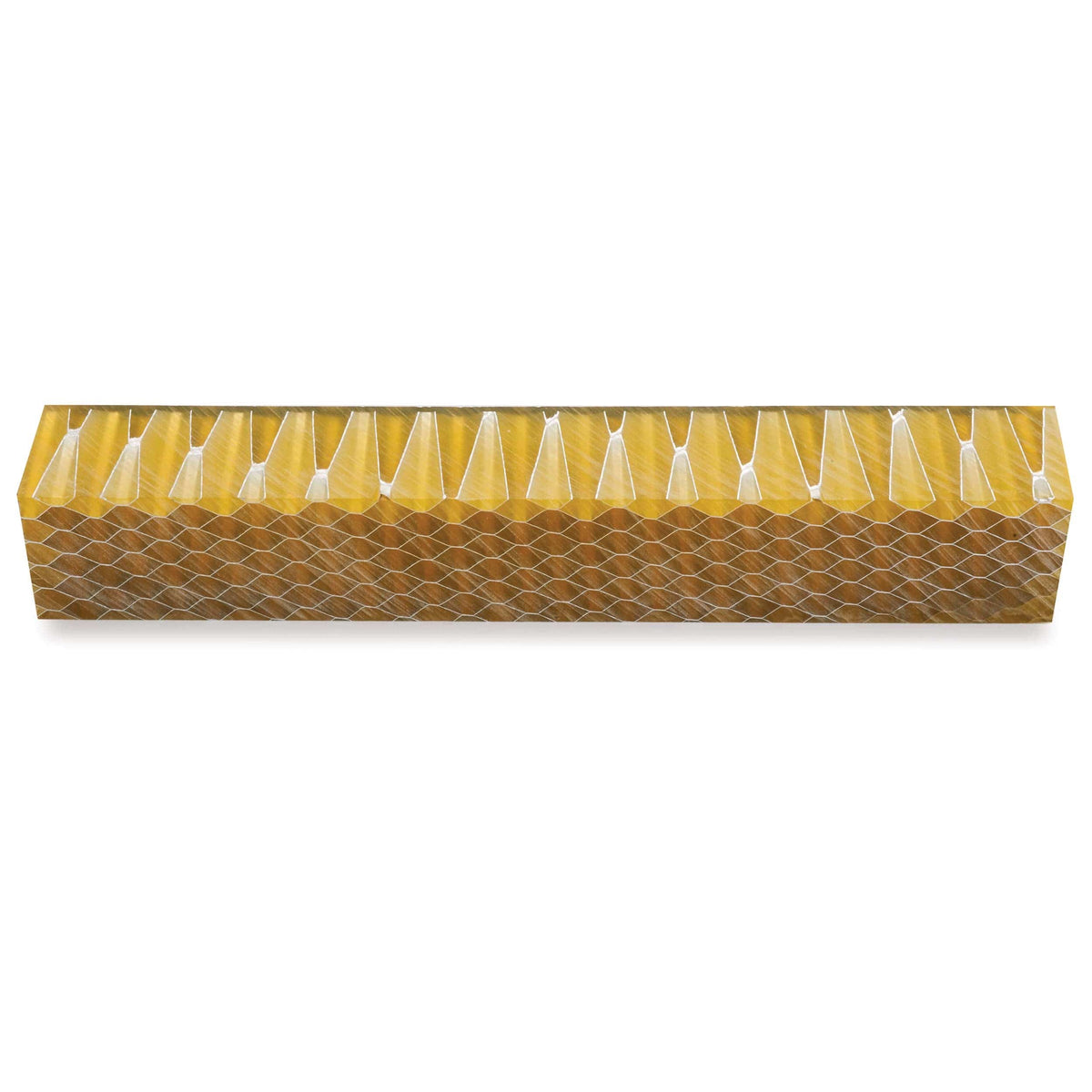 Honeycomb Acrylic Pen Blank - 3/4" x 3/4" x 5"