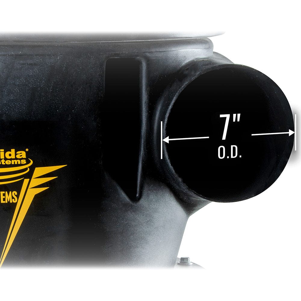 V-System 3000 35-Gallon Cyclone Dust Collector with Stand - HEPA GFM - 3 HP 1 Ph 230V
