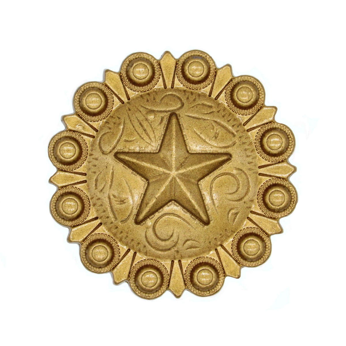 Star Conch Knob, Lux Gold