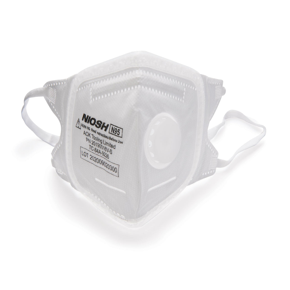 N95 V-Fold+ Valved Respirator with 360-Degree Silicone Seal - Small - 3 Pack