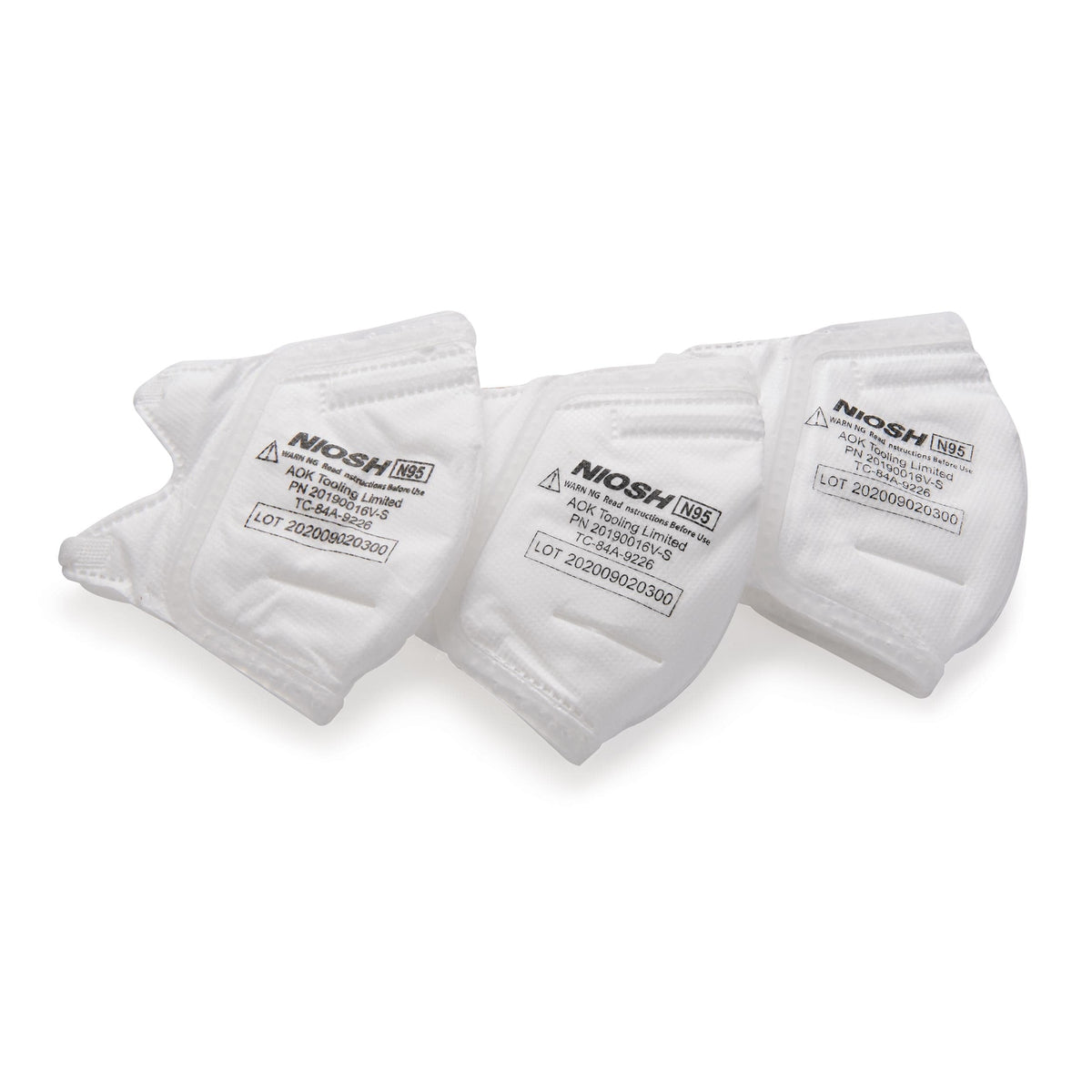 N95 V-Fold+ Valved Respirator with 360-Degree Silicone Seal - Small - 3 Pack