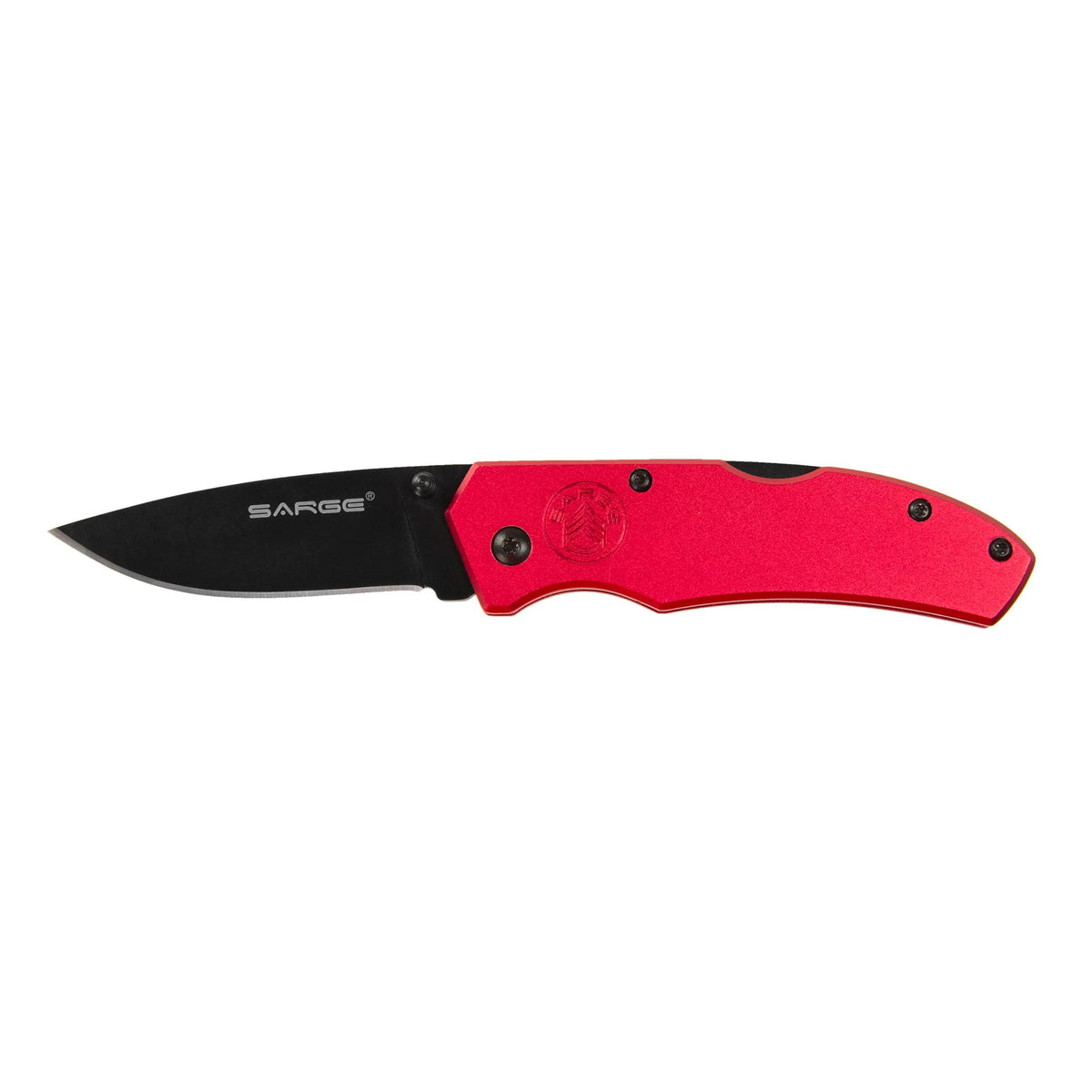 Red Electro - Lock Back Folder Knife, Stainless Steel 2-3/8" Blade