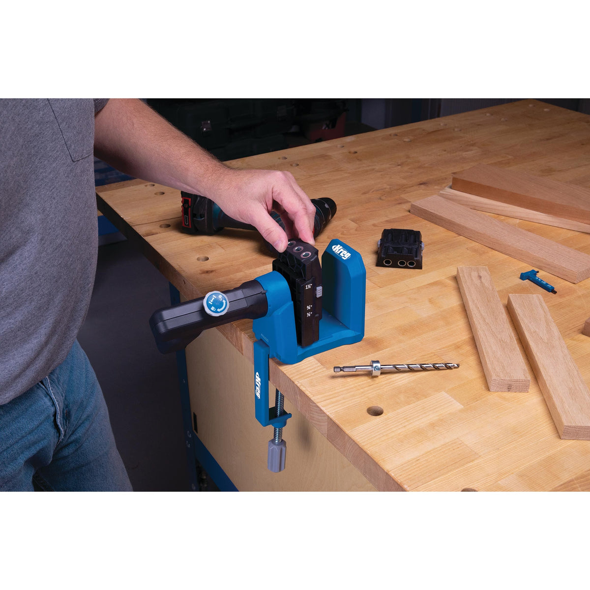 Micro-Pocket Drill Guide Kit For 500-Series Pocket-Hole Jig