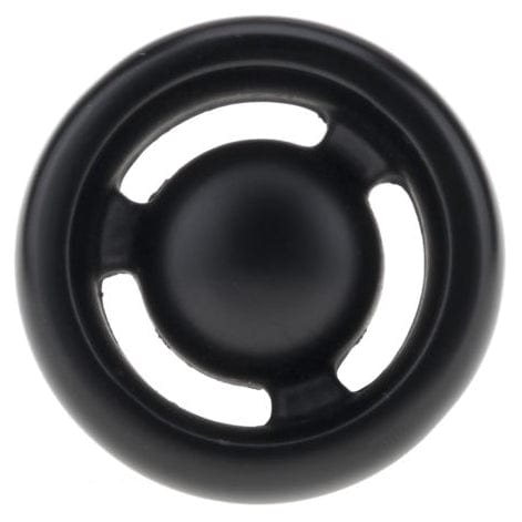 Eclectic Knob, 1-13/32" D, Matte Black
