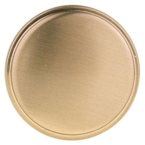 Contemporary Knob, 1-11/32" D, Champagne Bronze
