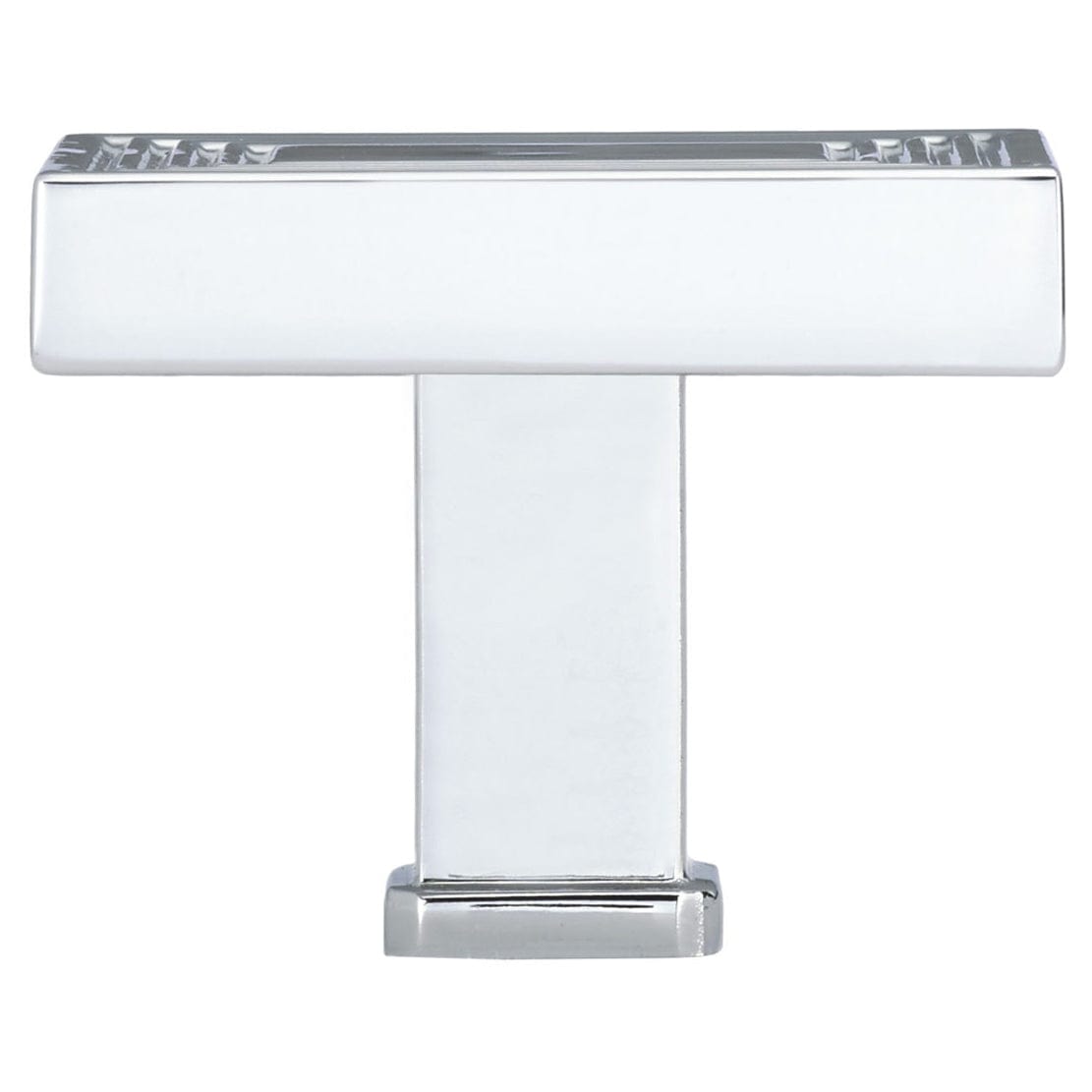 Transitional Knob, 1-25/32" x 1-3/8", Chrome