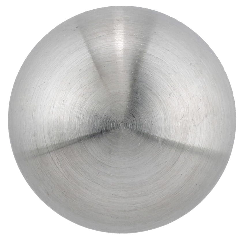 Contemporary Knob, 31/32" D, Stainless Steel