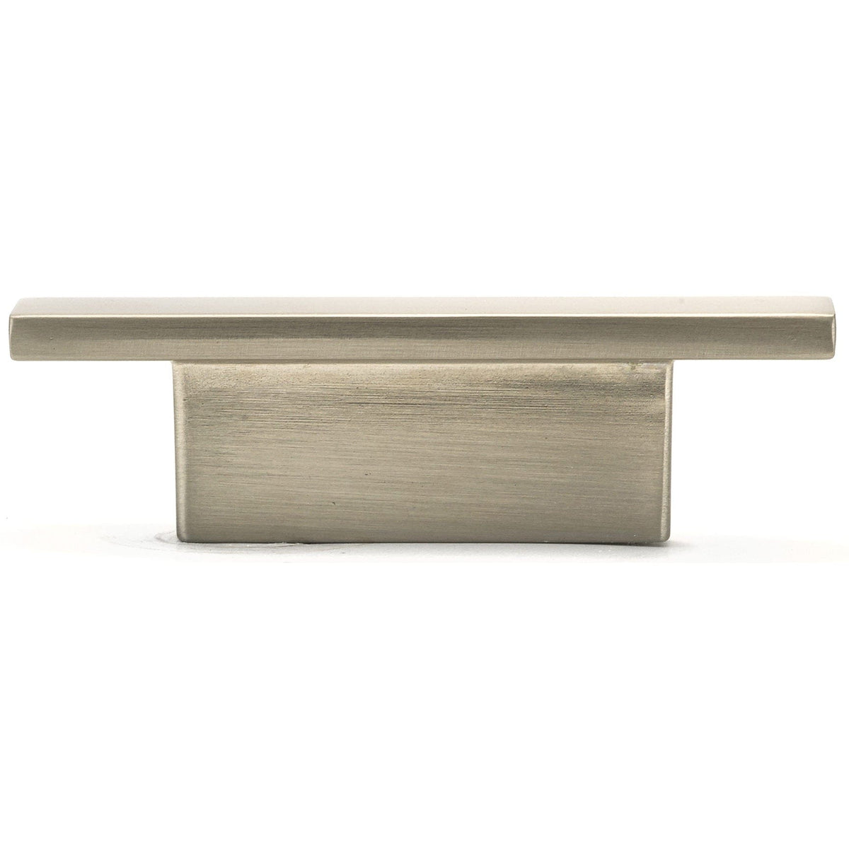 Contemporary Knob, 2-3/4" x 21/32", Brushed Nickel