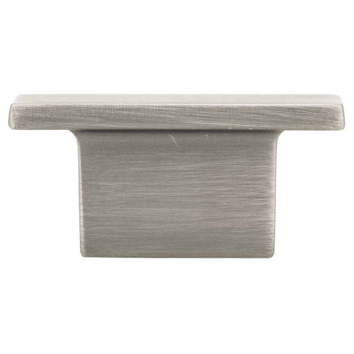 Contemporary Knob, 1-9/16" x 7/8", Antique Nickel