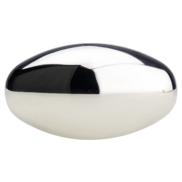 Traditional Oval Knob - 1-31/32" x 1-3/32" - Polished Nickel