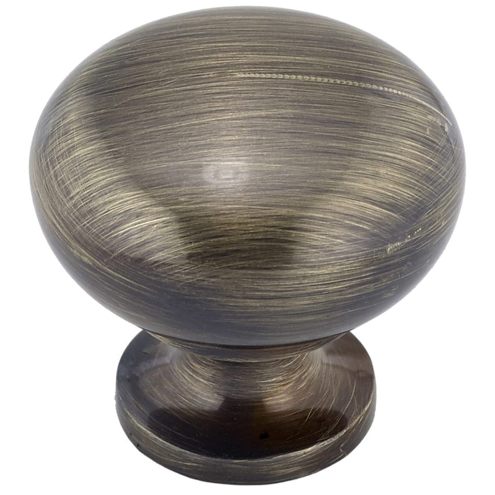 Traditional Knob, 1-1/4" D, Antique English