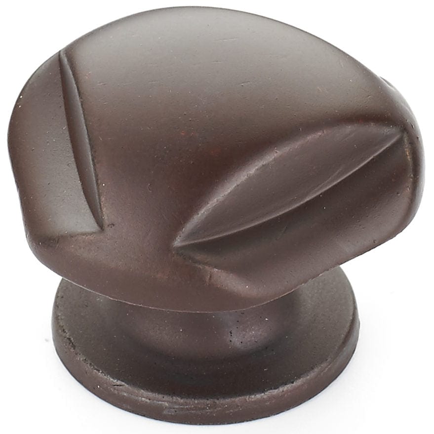 Traditional Knob, 1-5/16" D, Rust