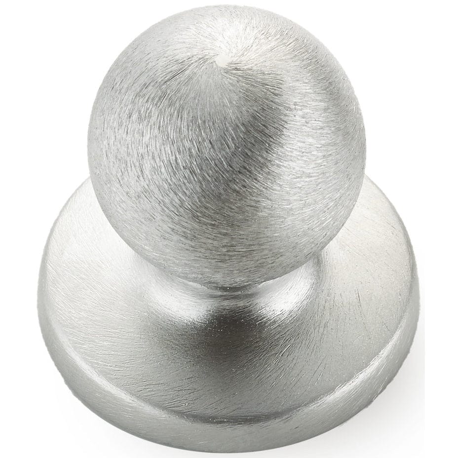 Functional Knob, 1-1/4" D, Brushed Chrome