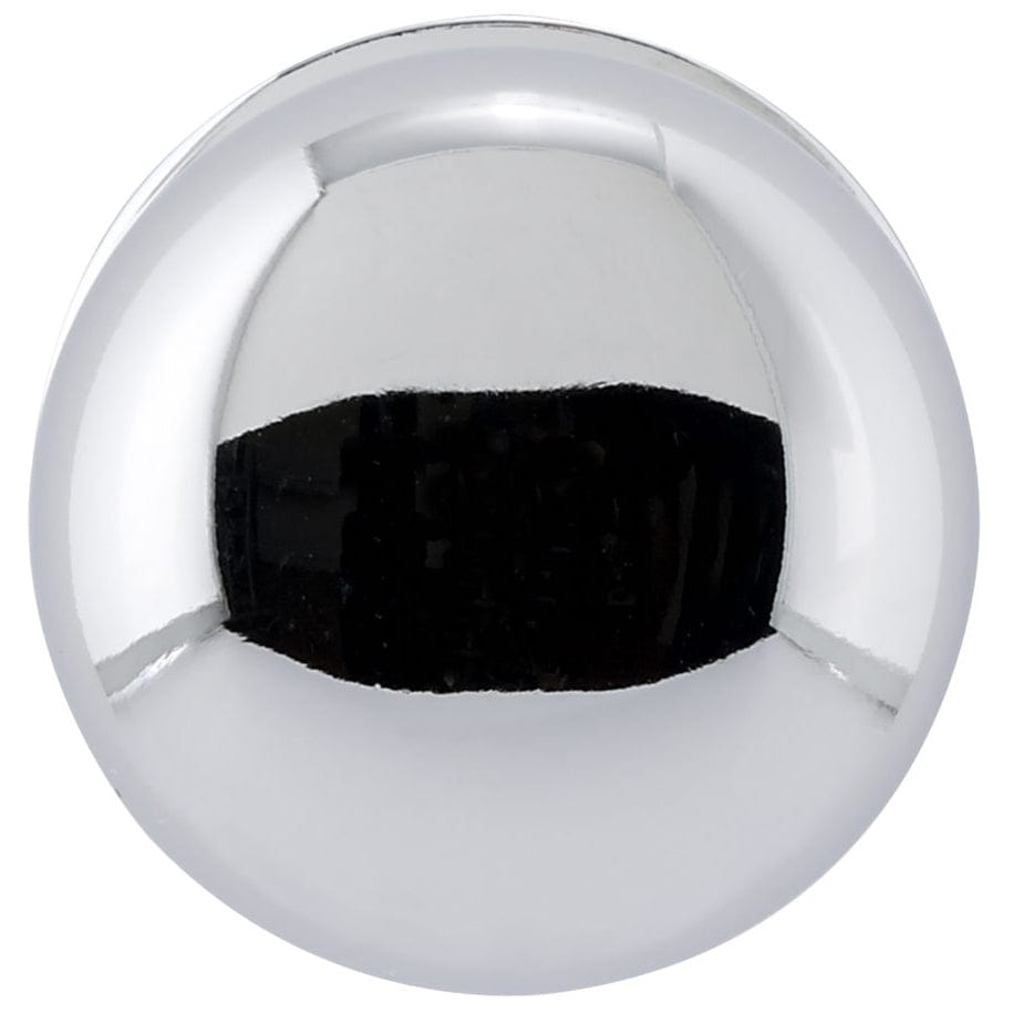 Traditional Mushroom Shape Knob with Flared Base- 1-1/4" Diameter - Chrome