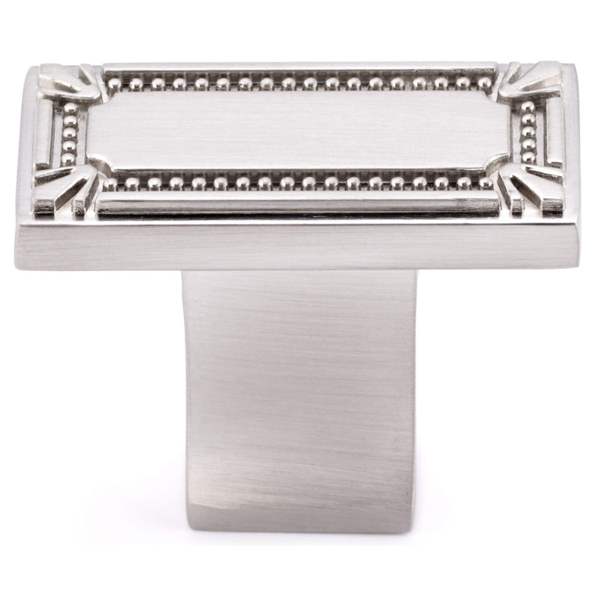 Traditional Knob, 1-11/16" x 7/8", Brushed Nickel