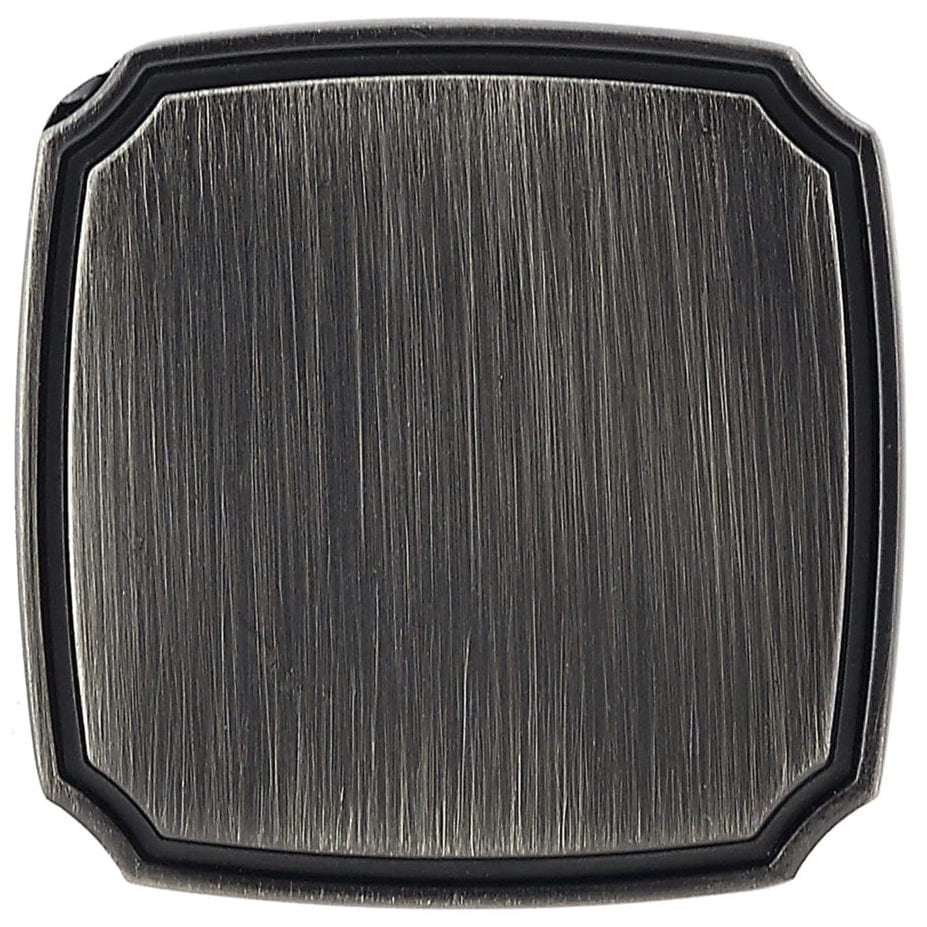 Transitional Knob, 1-3/8" x 1-3/8", Antique Nickel