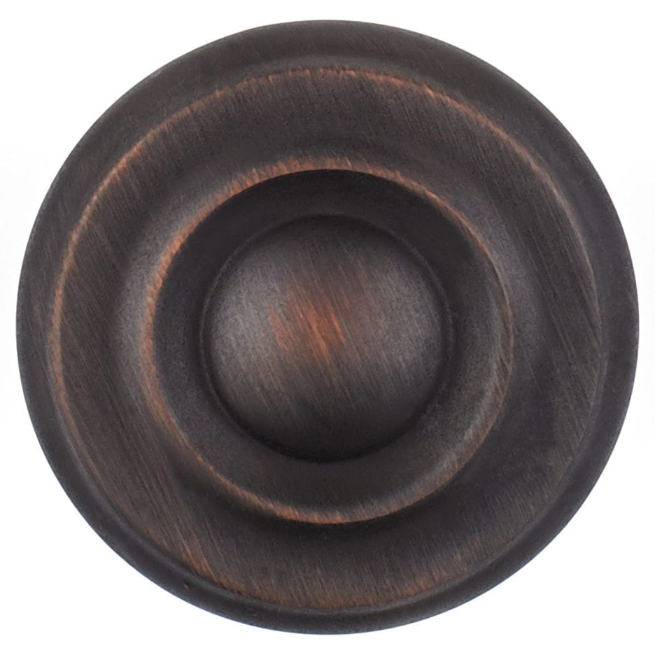 Traditional Knob, 1-1/4" D, Brushed Oil-Rubbed Bronze