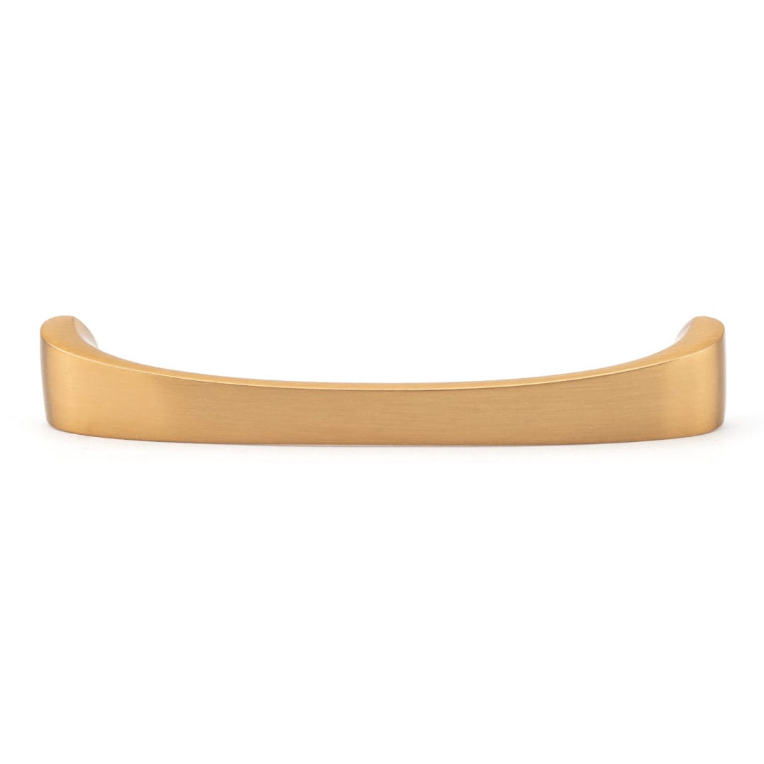 Contemporary Pull - Aurum Brushed Gold - 5-1/16" Center-to-Center - 13/16" W x 5-5/8" L