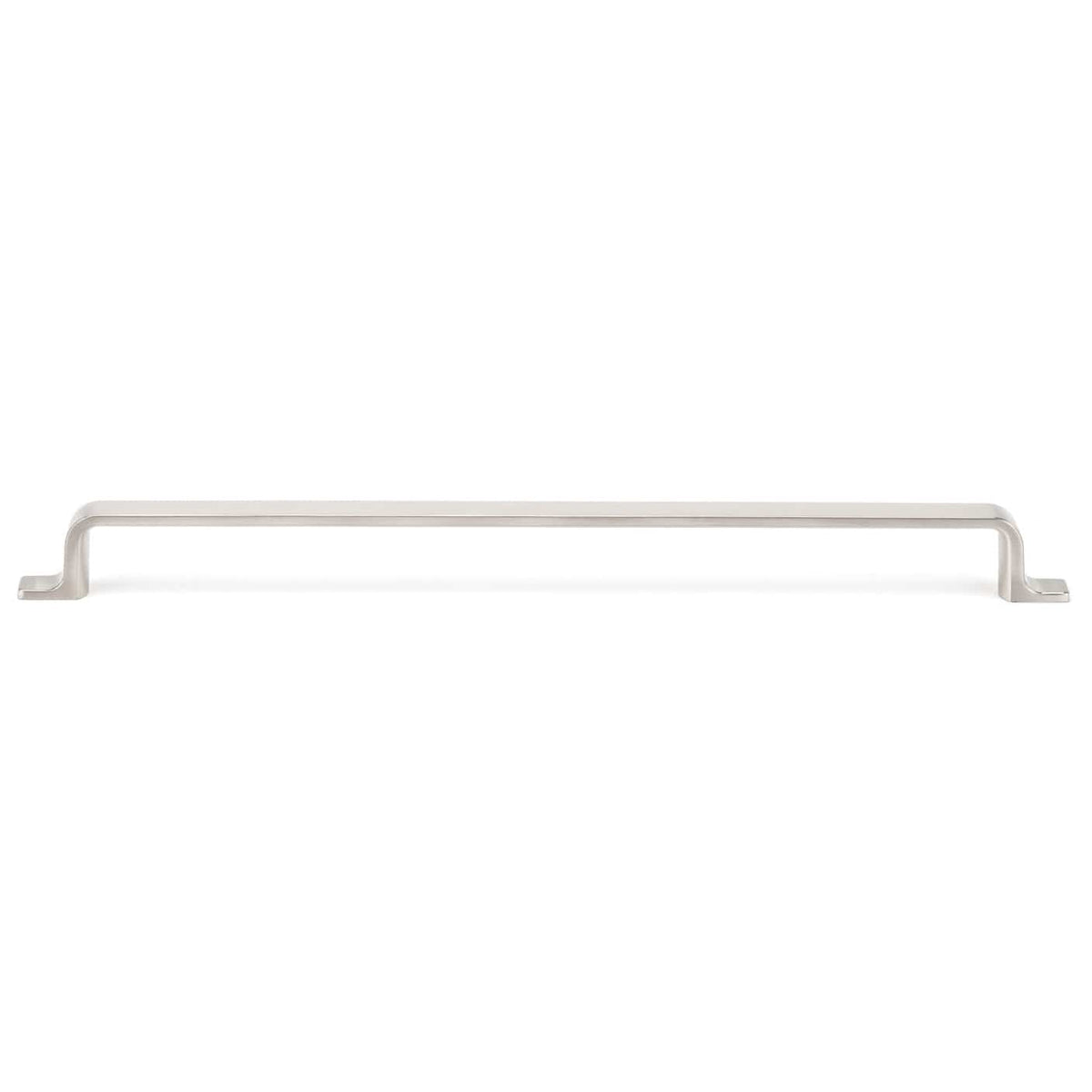 Contemporary Pull, 12-5/8" Center-to-Center, Brushed Nickel